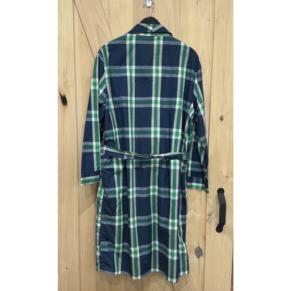 Vintage Montgomery Ward Plaid Lounge Robe 50s 60s Mod Rockabilly Sz Large - Picture 7 of 7